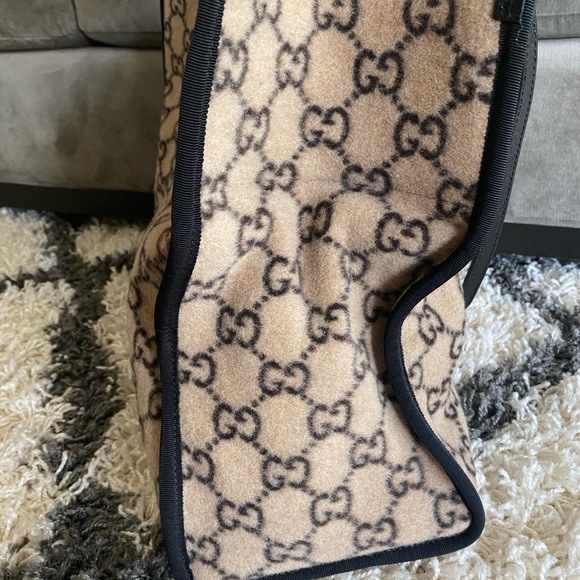 NWT Gucci wool monogram GG tote - Picture 3 of 8